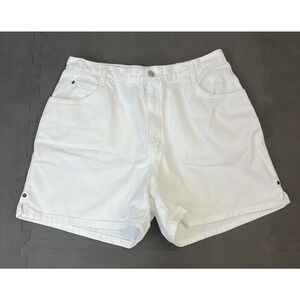 VTG Gitano Shorts Womens Denim Mom 16 White Jean High Waist 90s 80s Y2K Charity